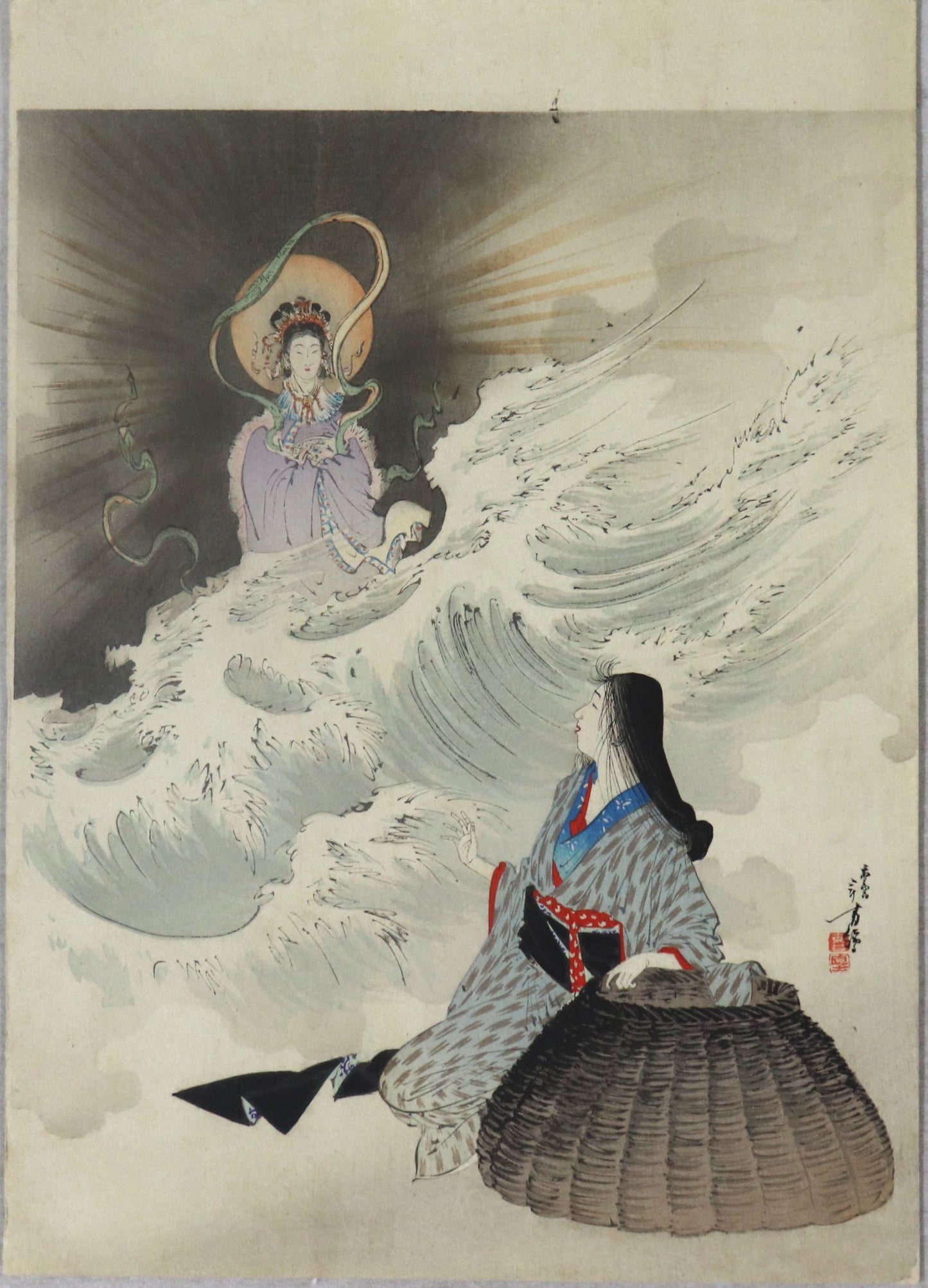 Mizu no Koe by Toshikata (1896)