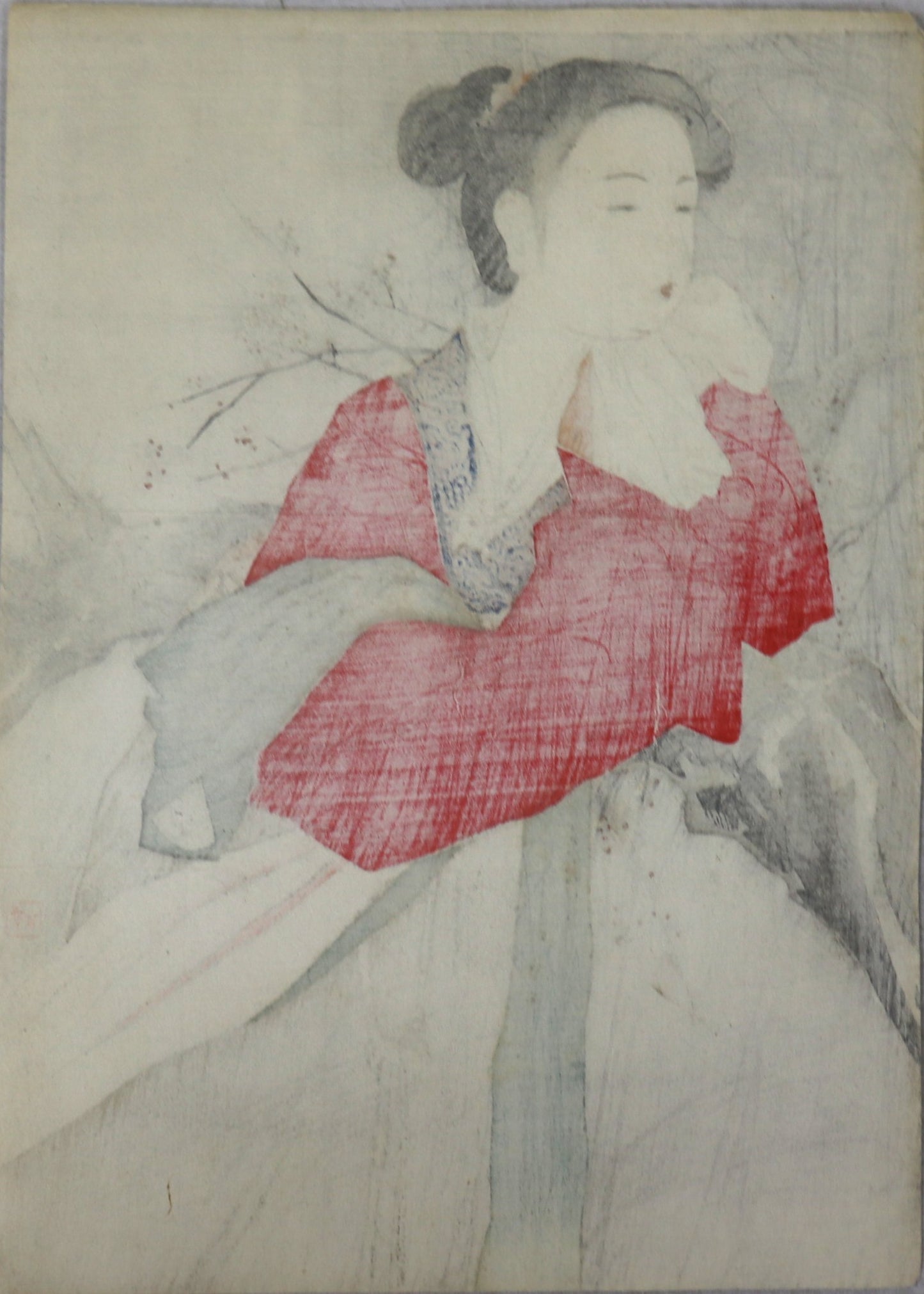 The hermit in floating silk (羅浮仙) by Kajita Hanko (1909)
