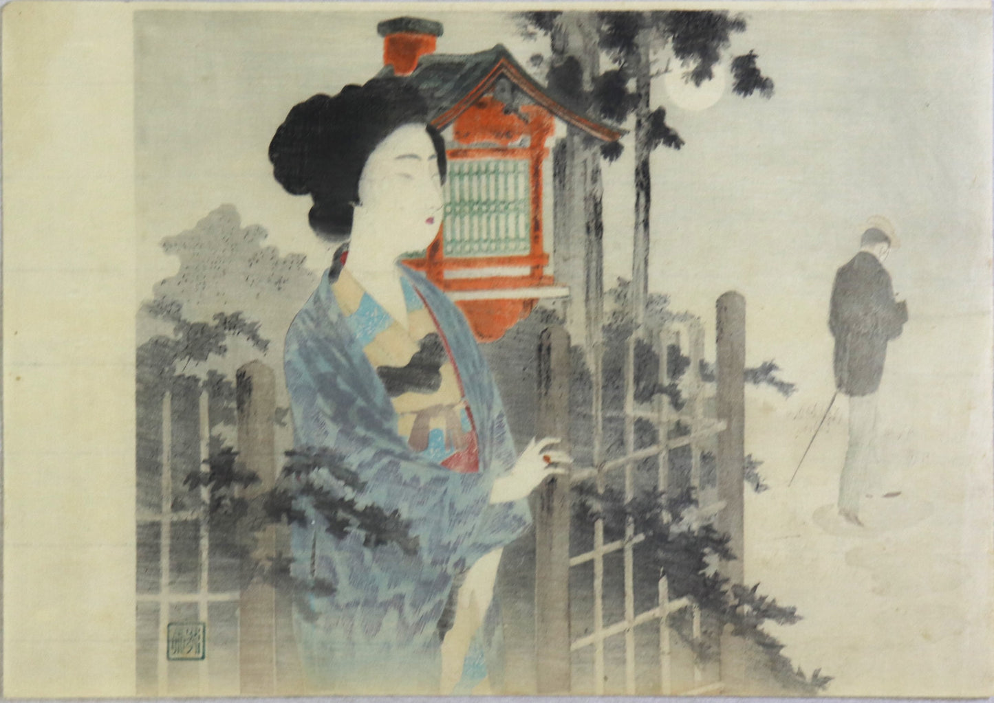 Shiratsuyu (2) by Tomioka Eisen (1898)