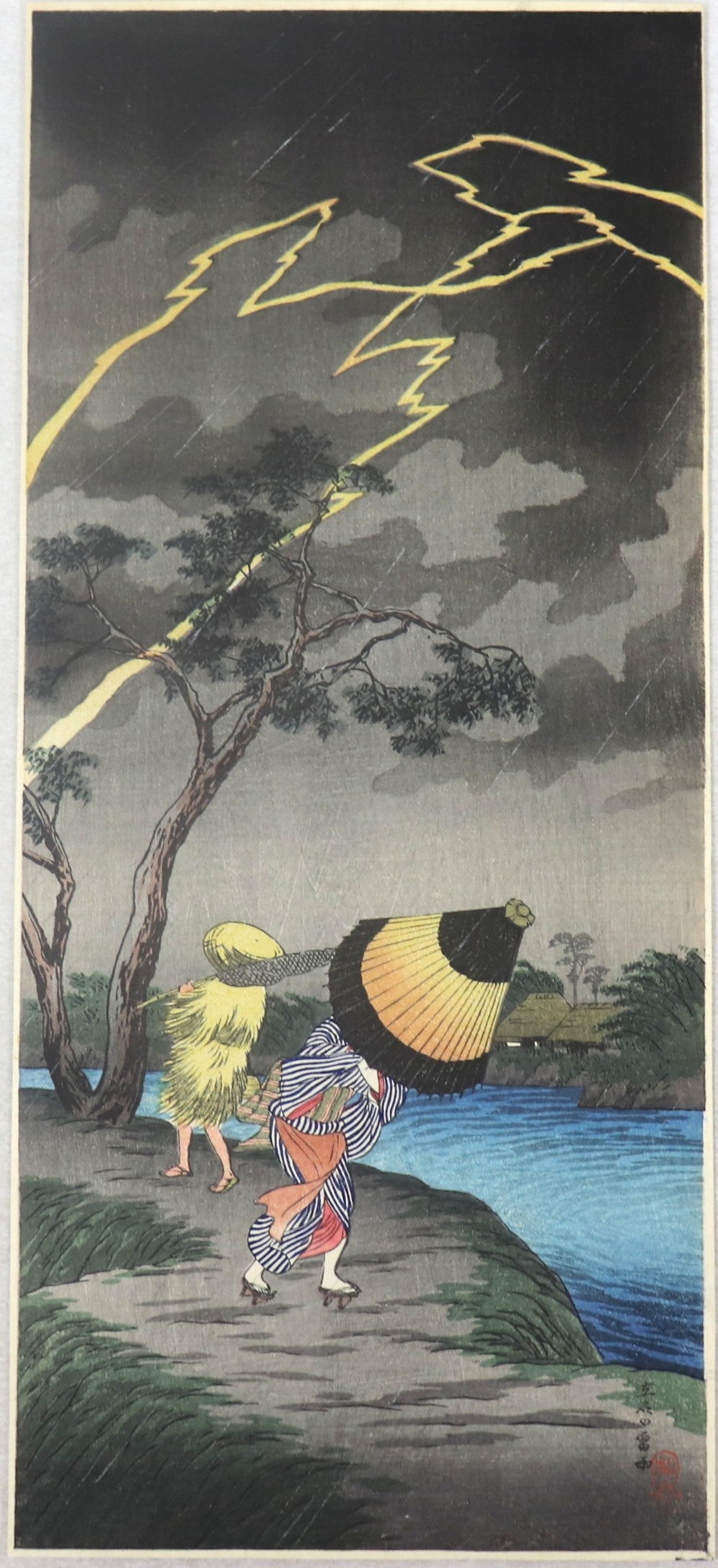 Thunderstorm at Tateishi by Takahashi Shotei / Orage à Tateishi par Takahashi Shotei