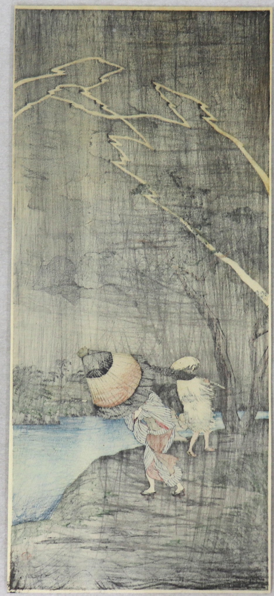 Thunderstorm at Tateishi by Takahashi Shotei / Orage à Tateishi par Takahashi Shotei