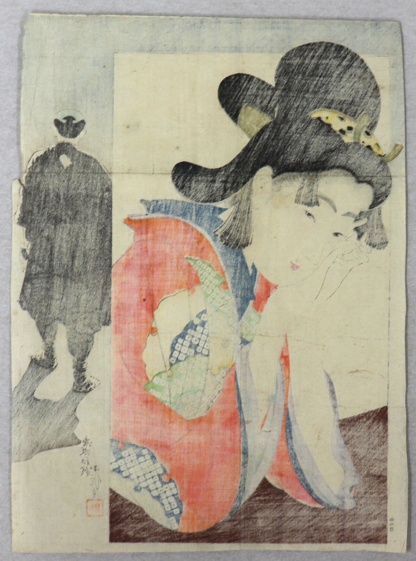 Thinking beauty by Konobu (1900's)