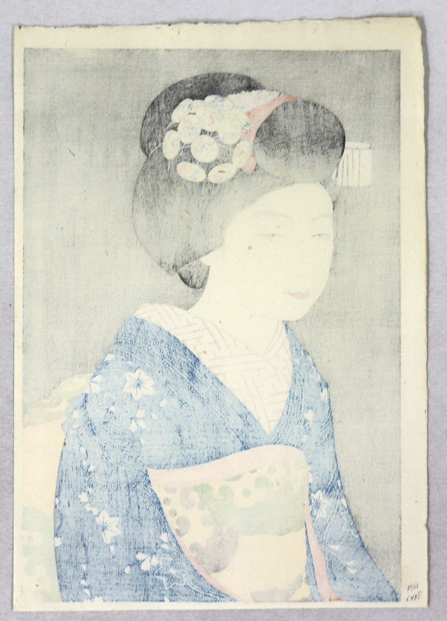 Geisha Hinazo by Yoshikawa Kampo / La Geisha Hinazo par Yoshikawa Hinazo ( 1930's)