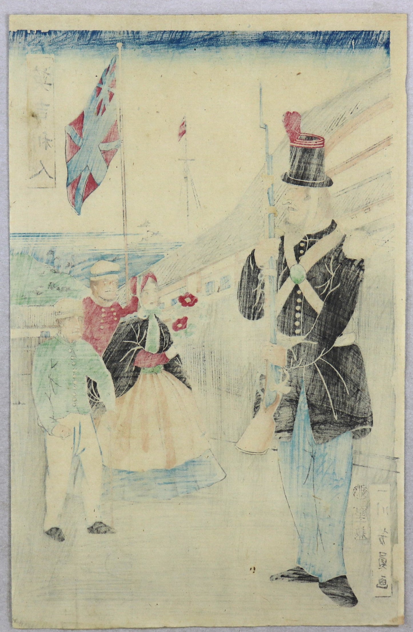 English men by Yoshikazu / Anglais par Yoshikazu ( 1862)