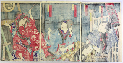 Yaoya Oshichi by Kunichika / Yaoya Oshichi par Kunichika (1886)