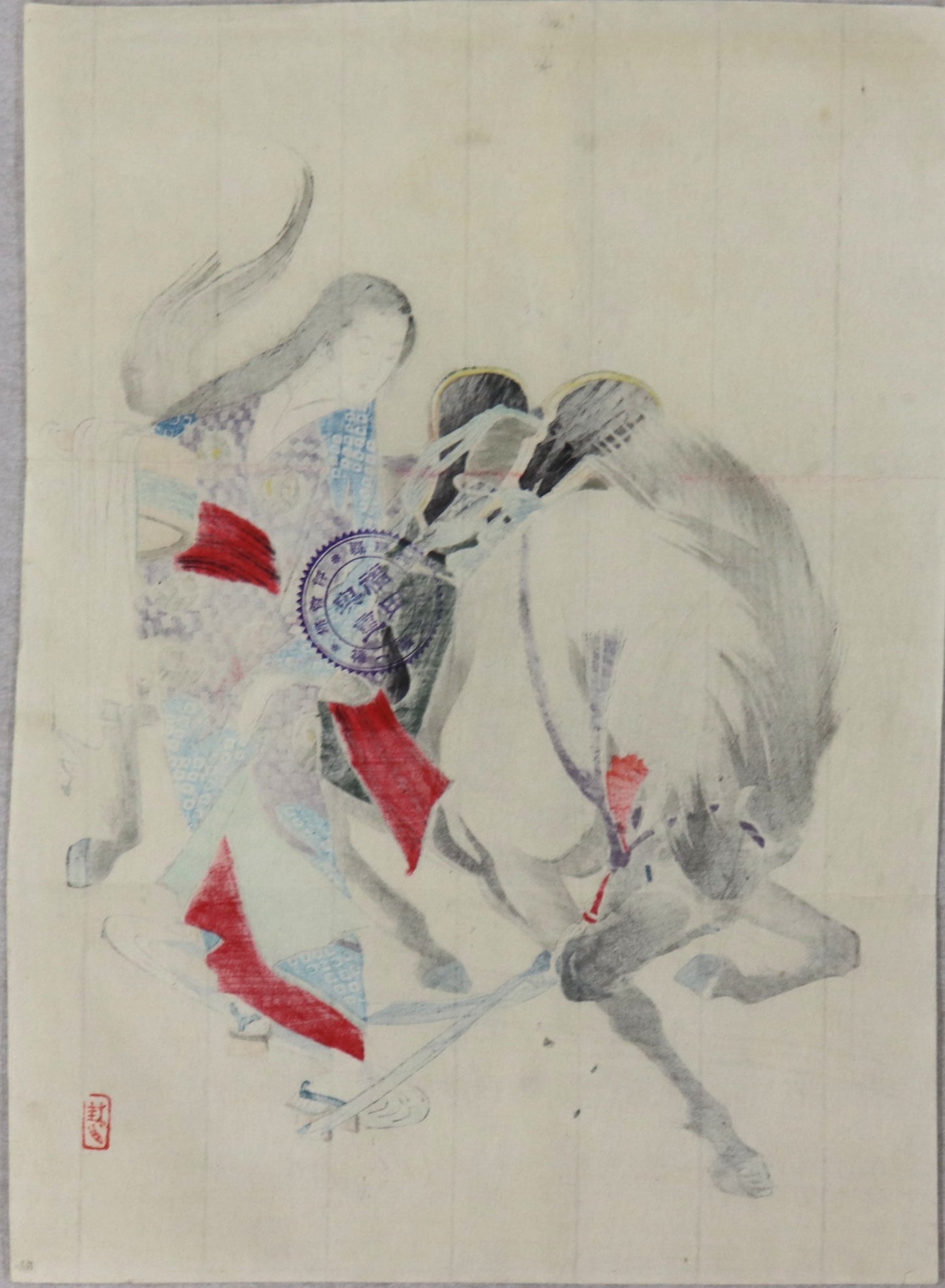 Omi no Okane (近江のお兼) by Takeuchi Keishu (1906)