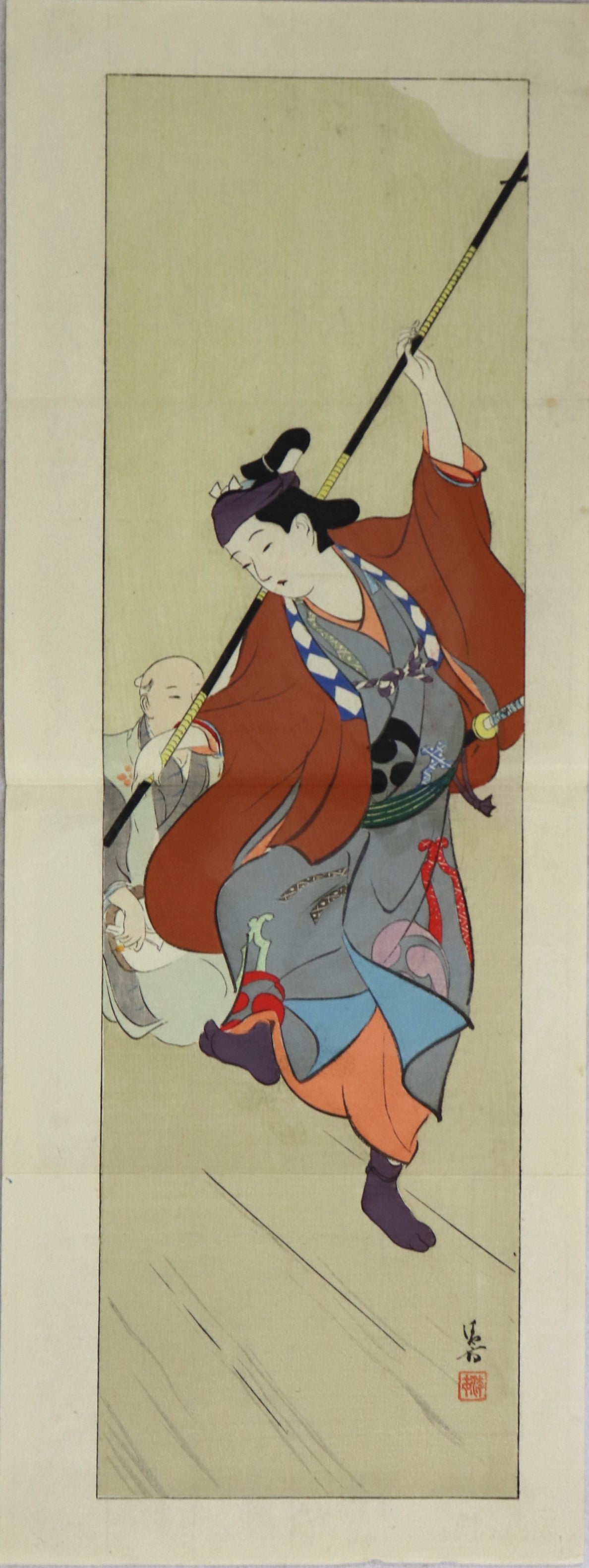 (大鳥毛) Ootorige by Kiyokata (1911)