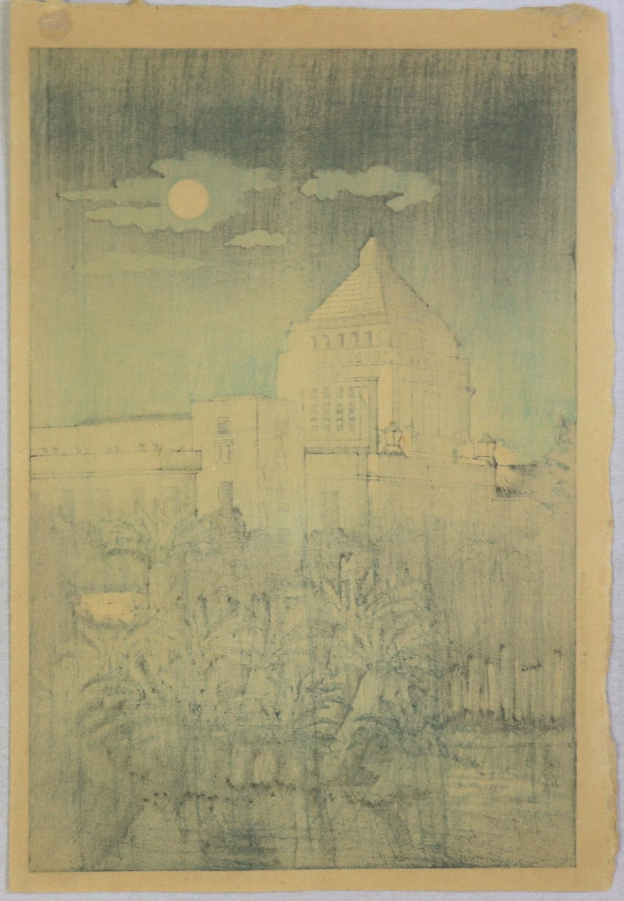 New Imperial Diet by Narazaki Eisho / Le nouveau parlement impérial par Narazaki Eisho (1932)