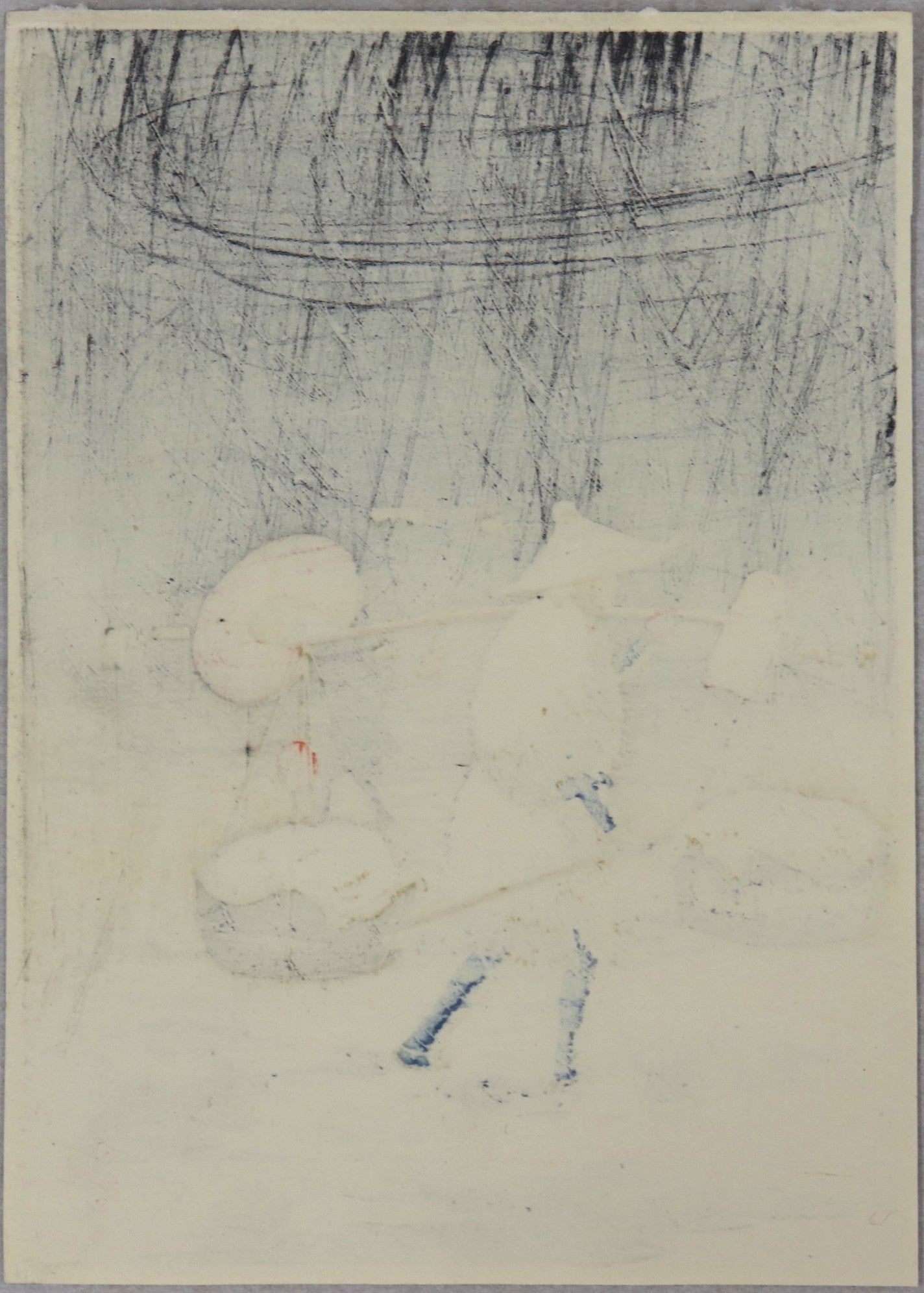 Snow at Night by Hiroaki / Neige Nocturne par Hiroaki (1930's)