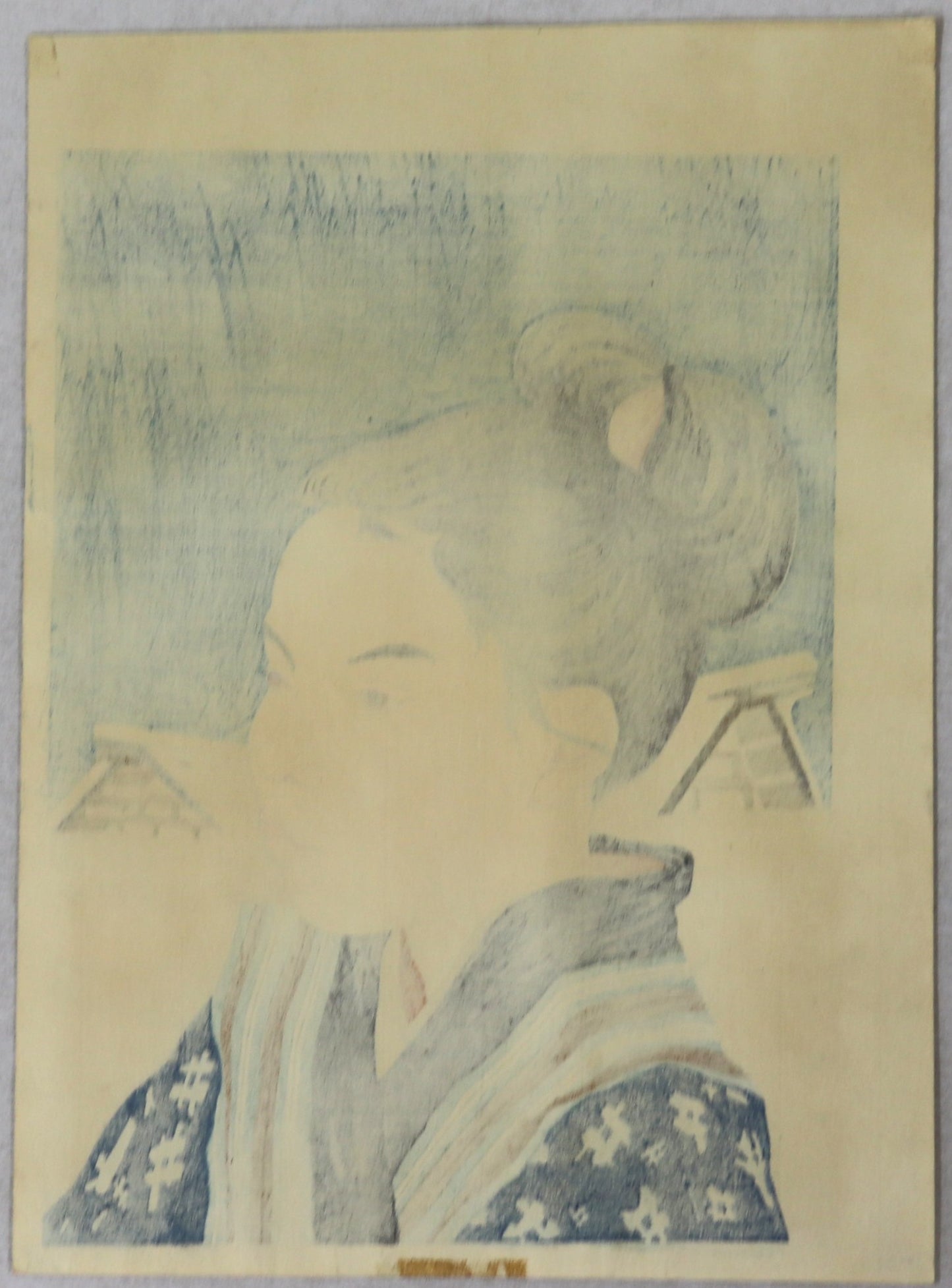 Akita's girl by Foujita / Jeune fille d'Akita par Léonard Foujita (1937)