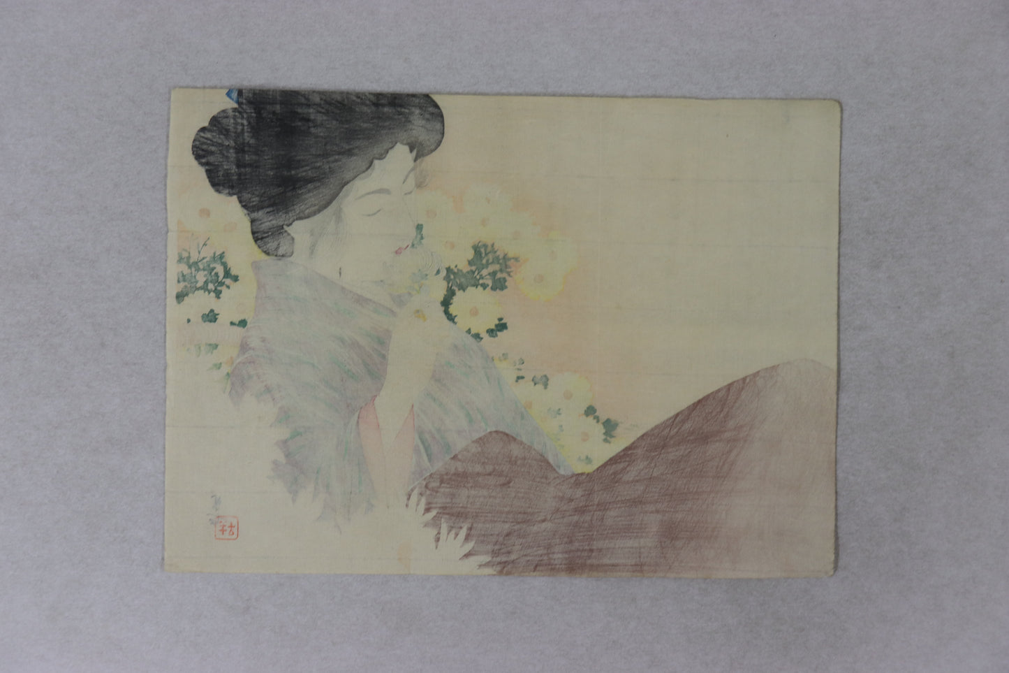 Scent of Chrysanthemum by Kajita Hanko /Senteur de Chrysanthèmes par Kajita Hanko ( 1905)