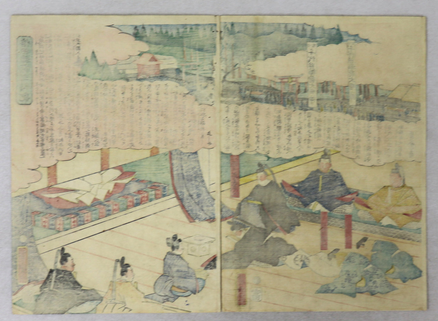 Legend of the Shinoda Inari shrine by Yoshitora / La légende du sanctuaire Inari de Shinoda par Yoshitora (1863)