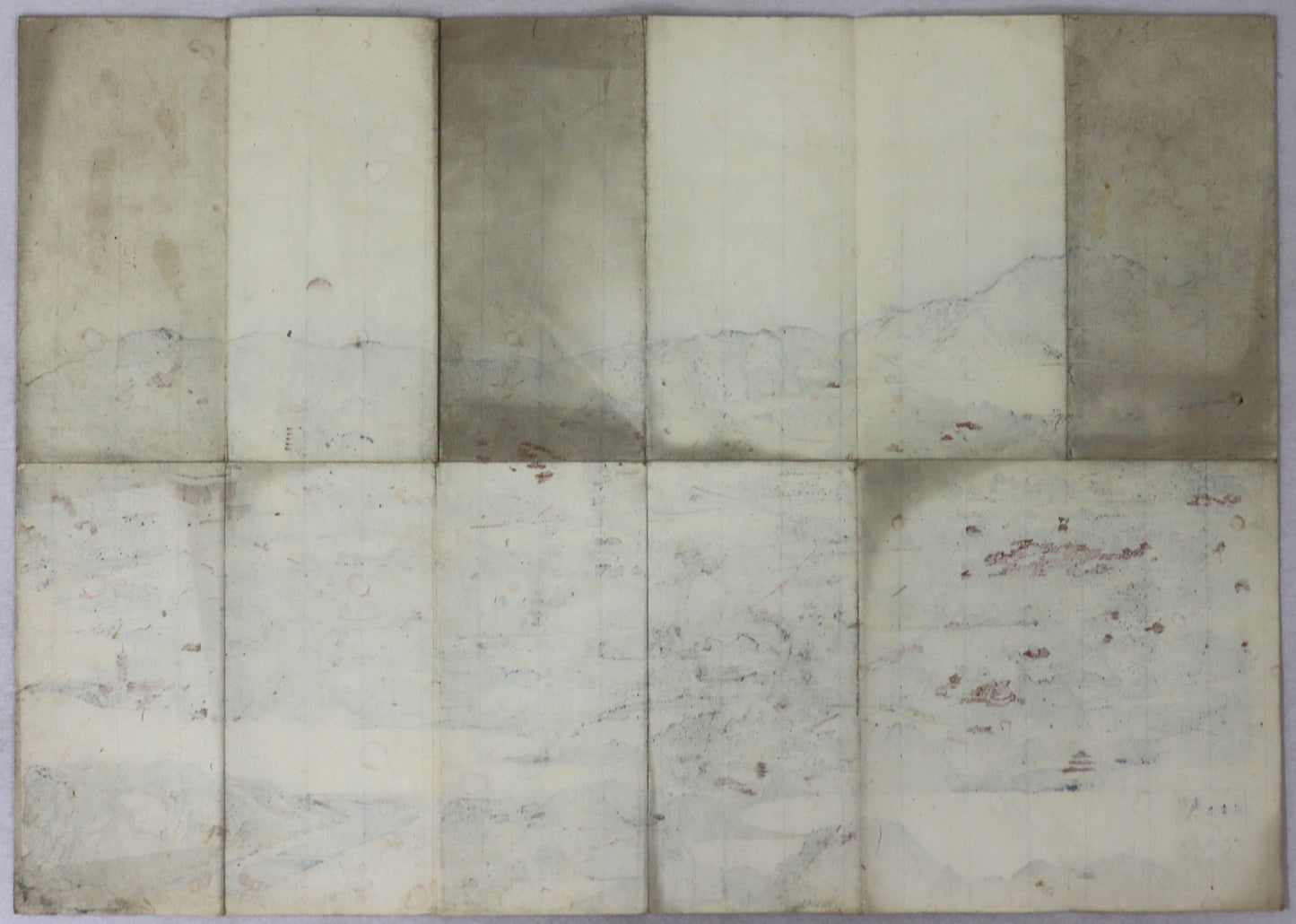 Map of Kyoto By Yokoyama Kazan (1808) / Carte de Kyoto par Yokoyama Kazan (1808)