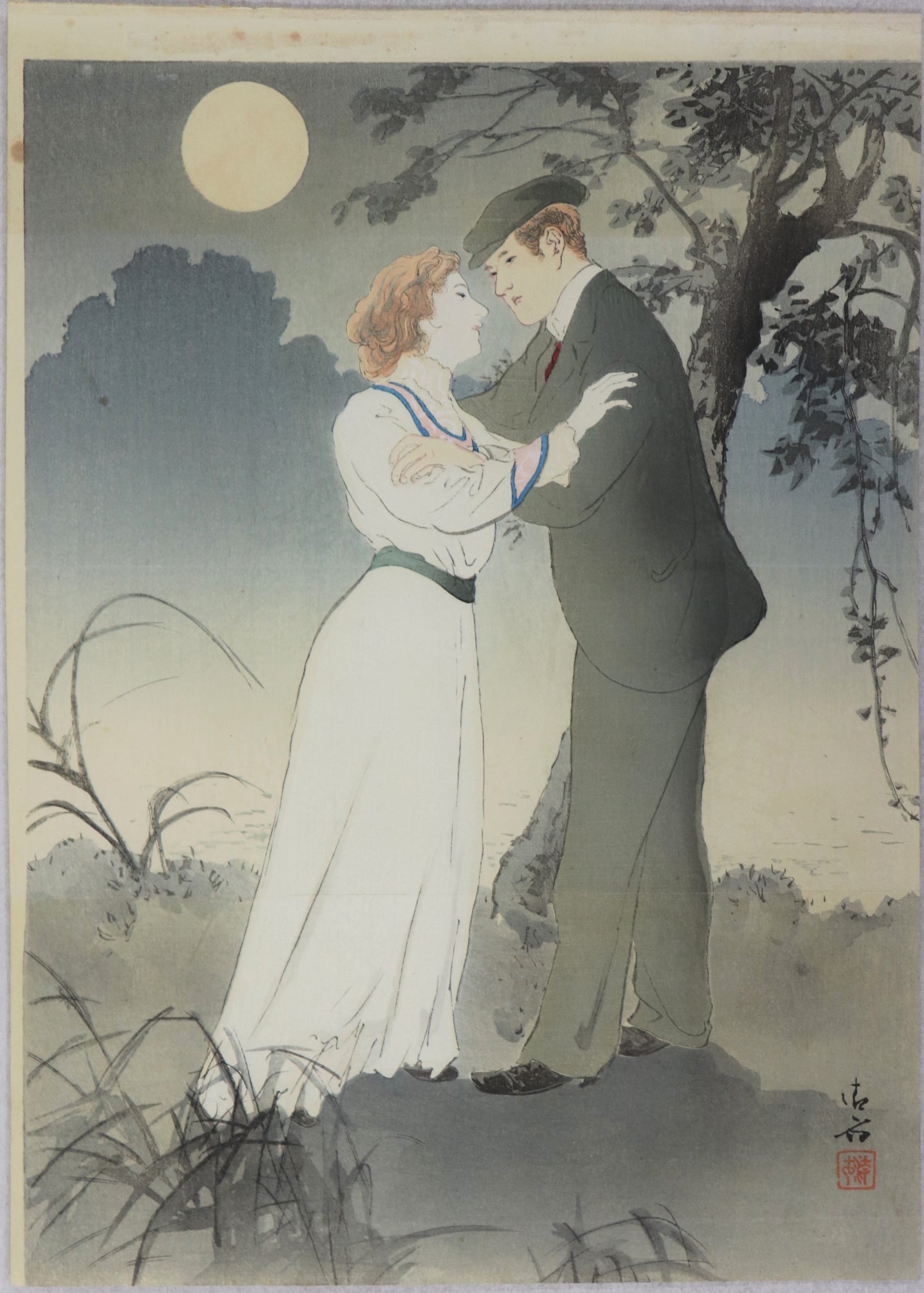 Himitsu no Himi (1) by Kaburaki Kiyokata / Himitsu no Himi (1) par Kiyokata (1913)