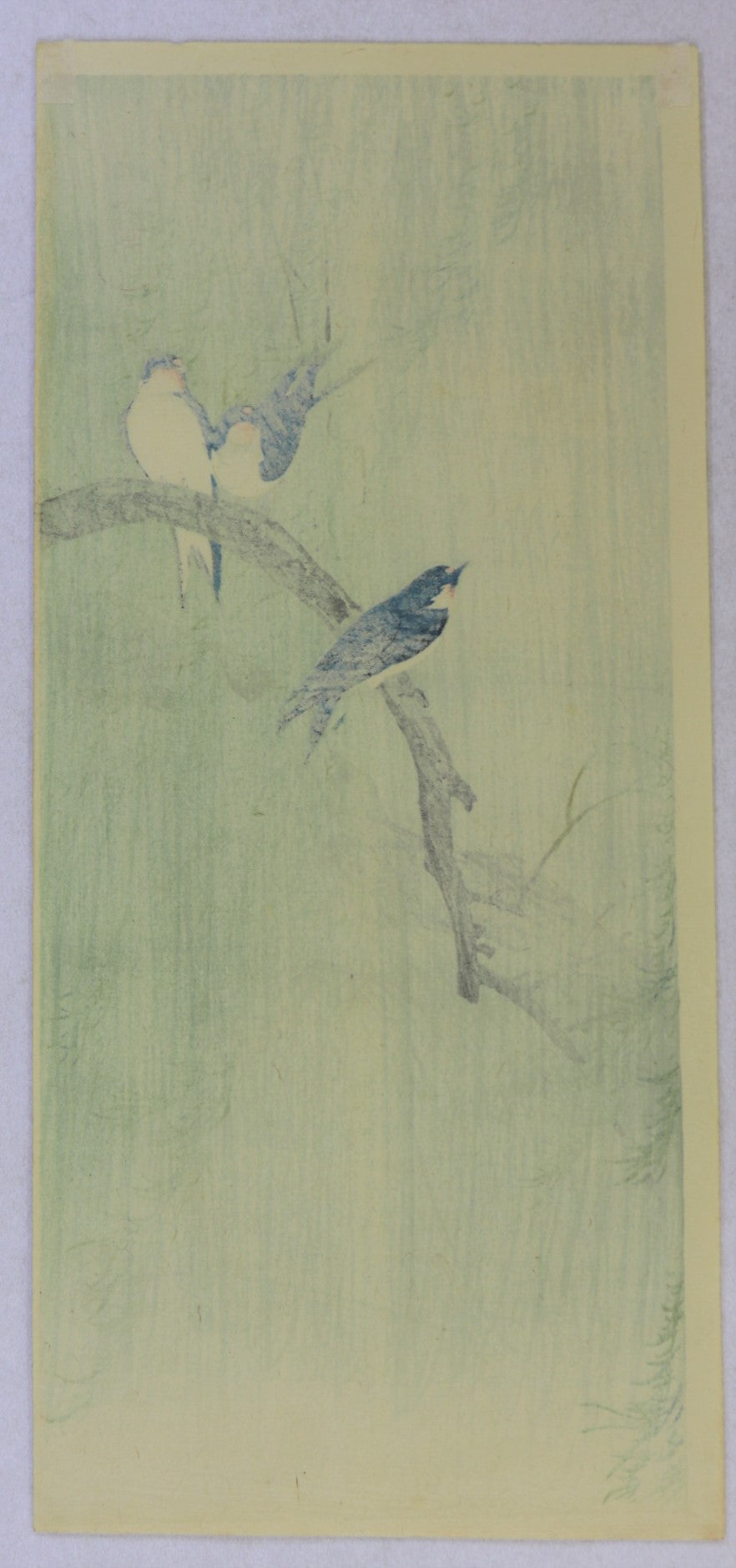 Three Swallows on a willow by Ito Sozan / Trois Hirondelles sur un Saule par Ito Sozan