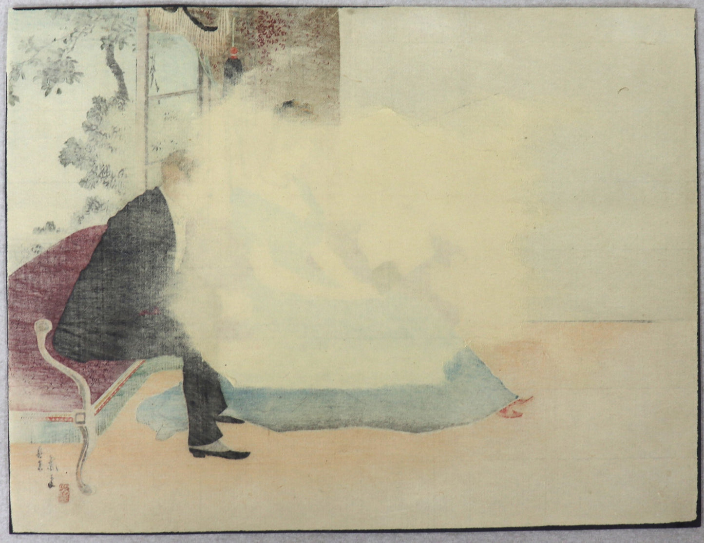 Couple by Tomioka Eisen (1905)