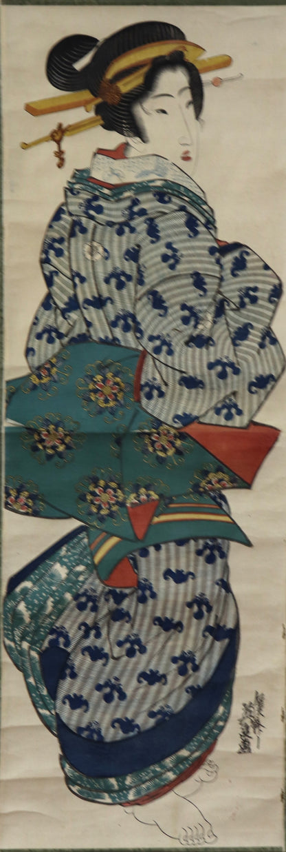 Standing beauty by Eisen / Beauté debout par Eisen (1830's)