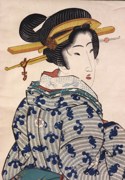 Standing beauty by Eisen / Beauté debout par Eisen (1830's)