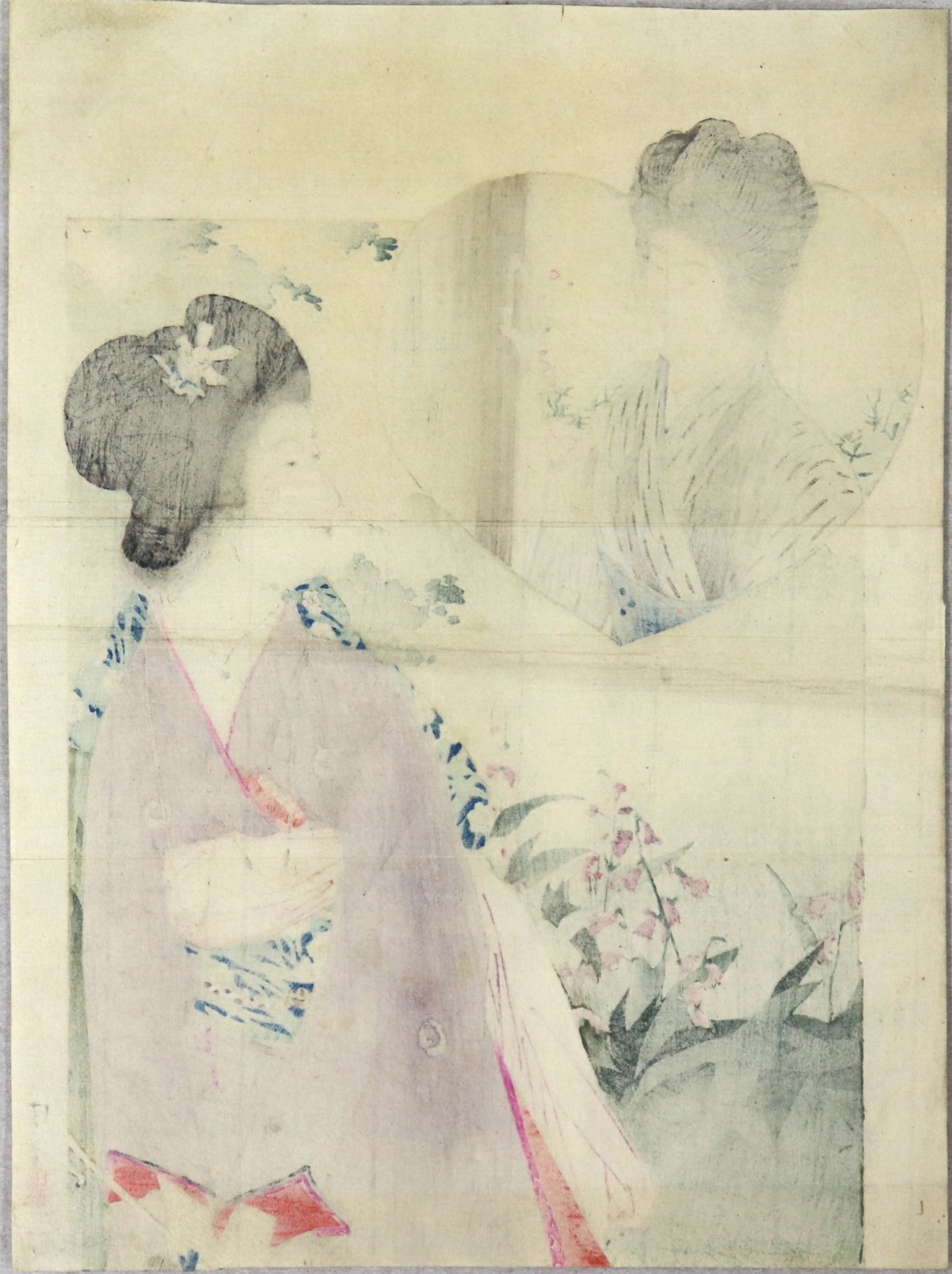 Makazekoikaze (魔風恋風) by Kiyochika (1903)