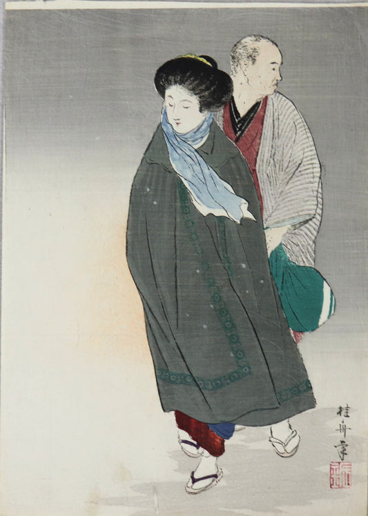 Chira chira　(ちらちら) by Keishu (1911)