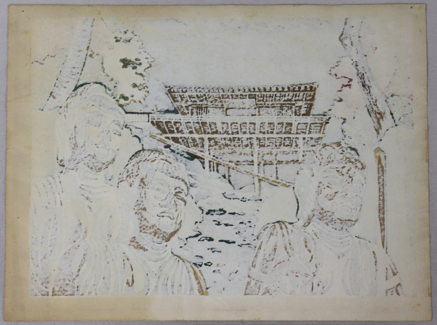 Okuno-in at Ryugangi by Hiroyuki Hara (1980)/ Okuno-in at Ryuganji par Hiroyuki Hara (1980)