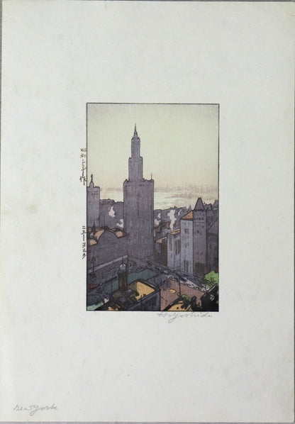 New York by Yoshida Hiroshi / New York par Yoshida Hiroshi (1928)