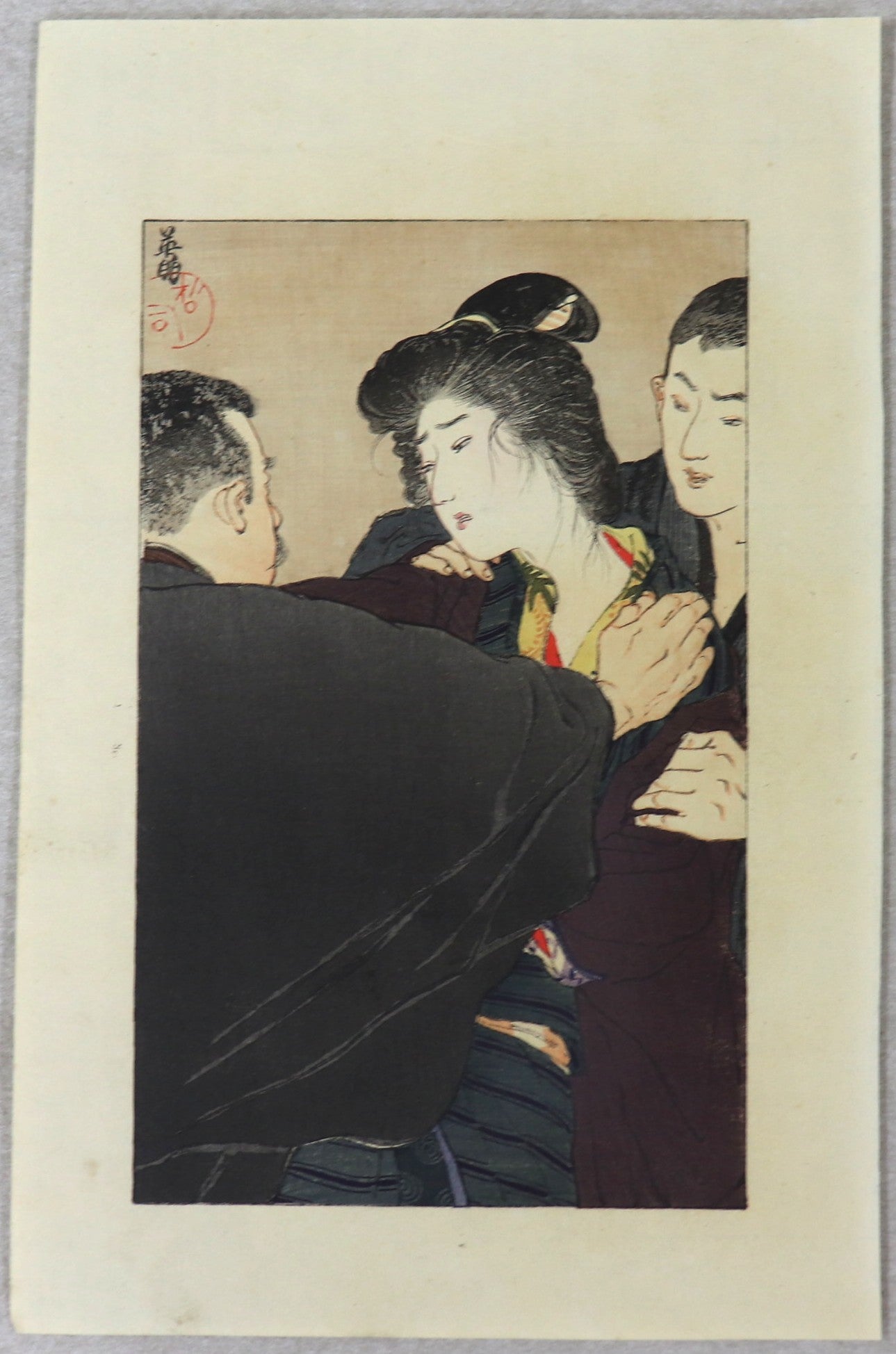 Kataomohi 2-1 by Hirezaki Eiho (1914)