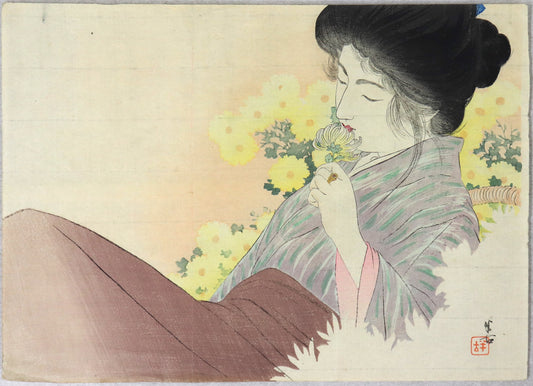 Scent of Chrysanthemum by Kajita Hanko /Senteur de Chrysanthèmes par Kajita Hanko ( 1905)