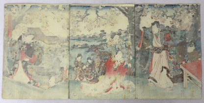 Hana from the series " Settsugekka" by Toyokuni III / Hana de la série " Settsugekka" par Toyokuni III (1852)