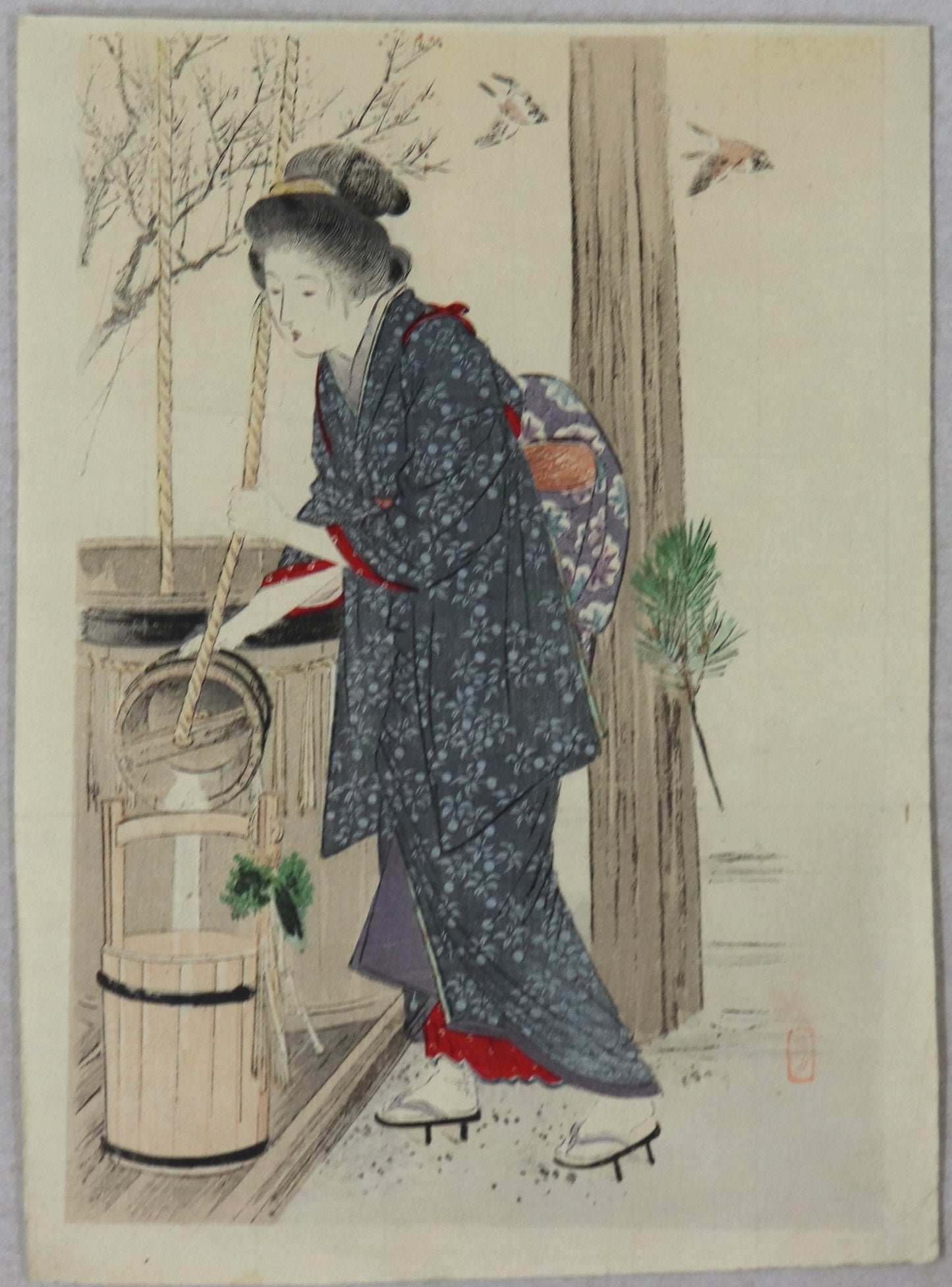 Wakamiazu わか水　by Takeuchi Keishu (1907)