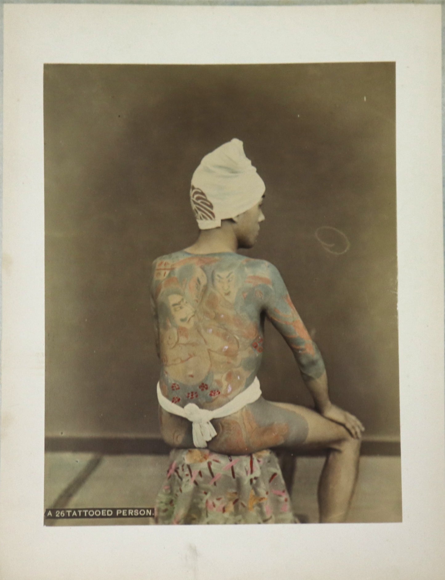 A Tattoed Person and Grand Hotel at Yokohama