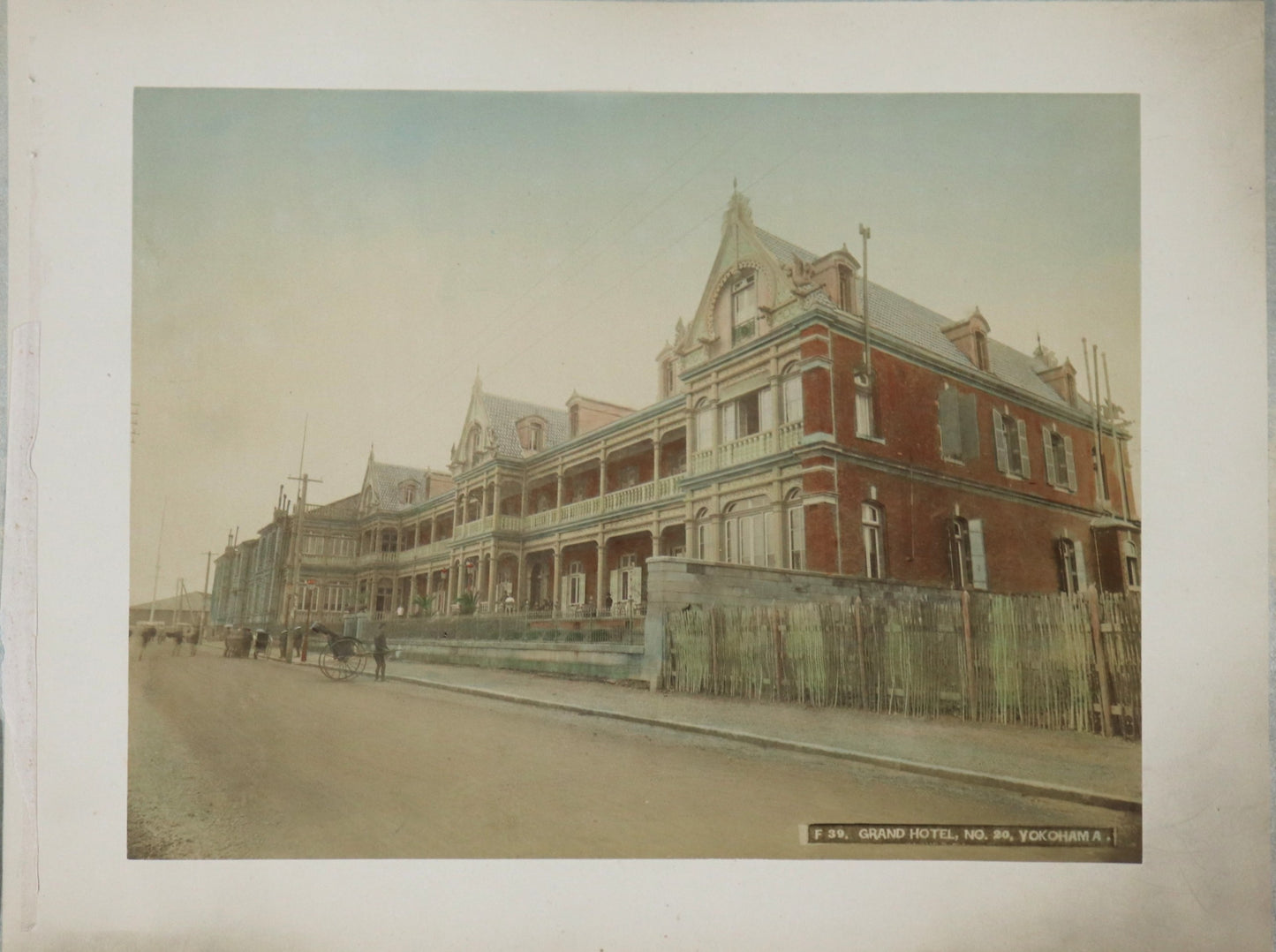A Tattoed Person and Grand Hotel at Yokohama