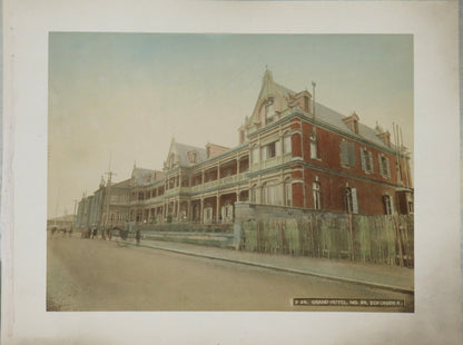 A Tattoed Person and Grand Hotel at Yokohama