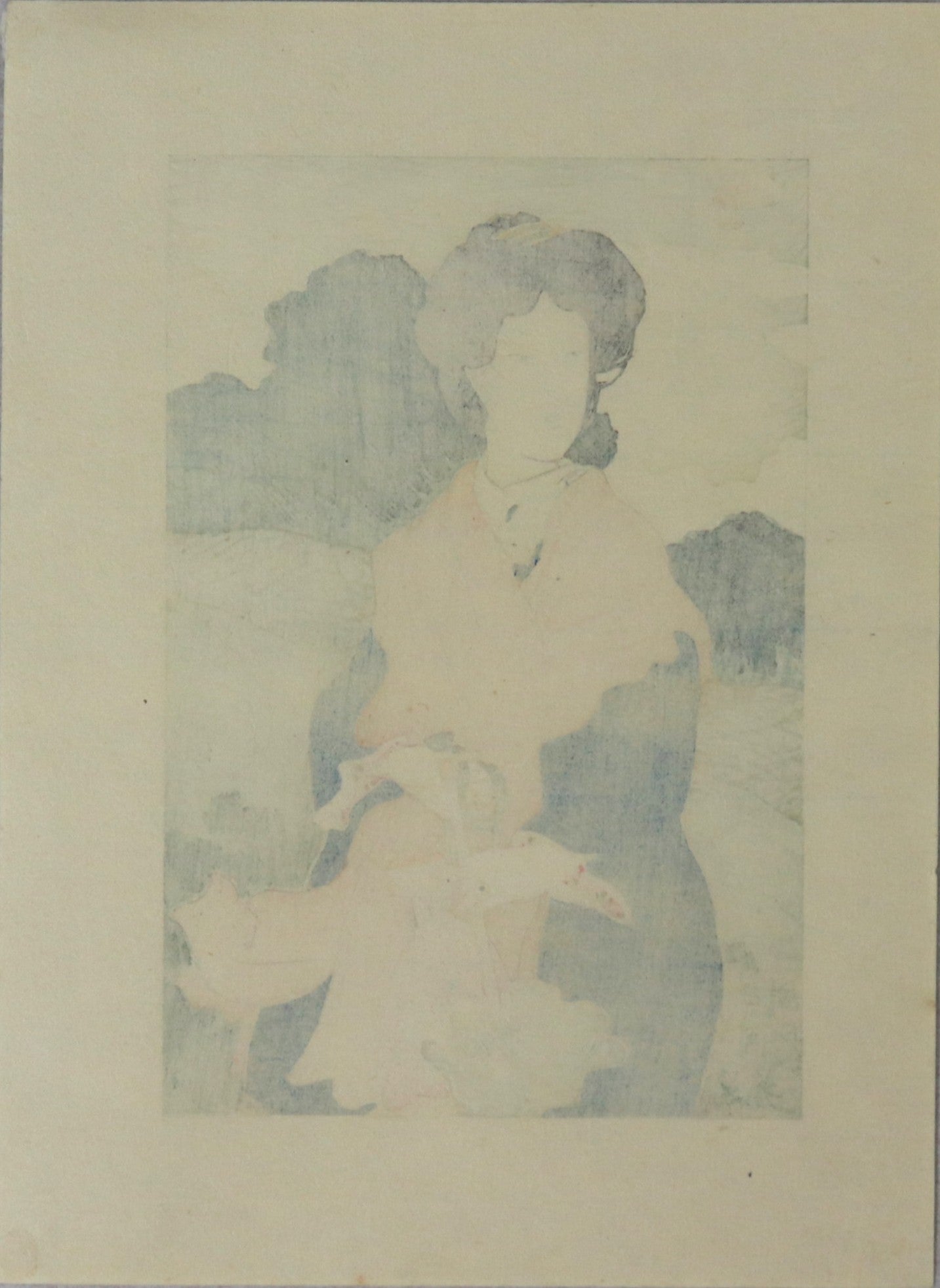 Foundation stone (1) by Natori Shunsen