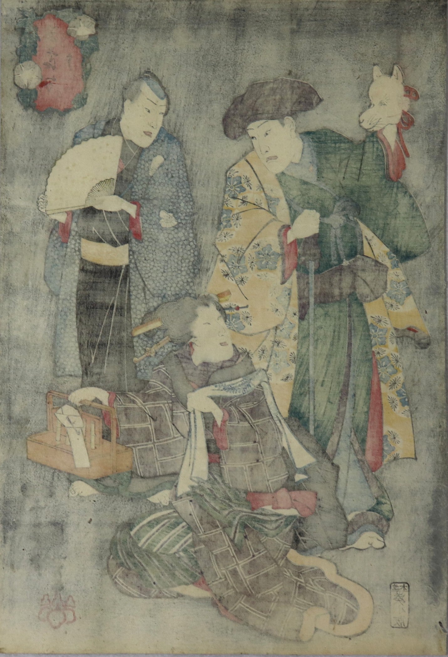 Tanabata from the series " The five festivals" by Kuniyoshi / Tanabata de la série "Les cinq festivals" par Kuniyoshi (1849)