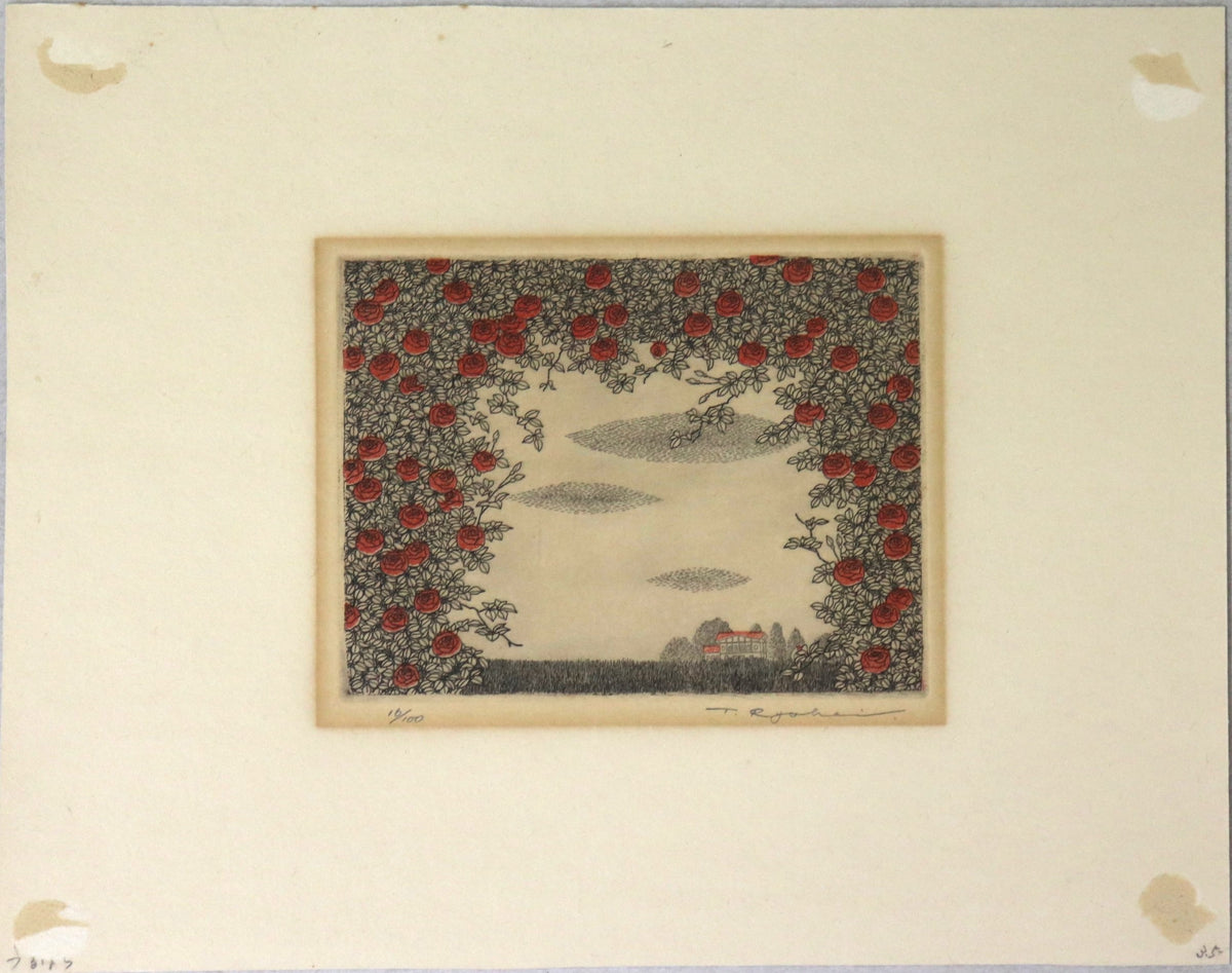 Wild roses by Tanaka Ryohei (1976)